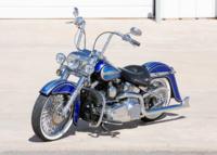 BlueHeritage3 Custom Harley Motorcycle