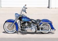 BlueHeritage4 Custom Harley Motorcycle