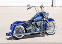 BlueHeritage6 Custom Harley Motorcycle