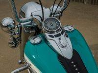 Teal5 Custom Harley Motorcycle