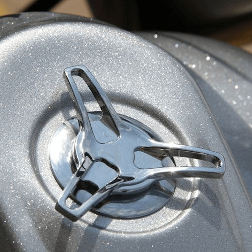 custom harley gas caps