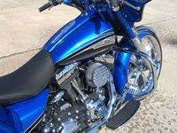 07BlueElectraGlide8 Custom Bagger