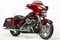 08RedStreetGlide2 Custom Bagger