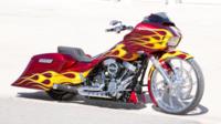 17FlamedRoadGlide2 Custom Bagger