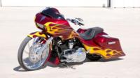 17FlamedRoadGlide4 Custom Bagger