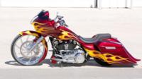 17FlamedRoadGlide5 Custom Bagger