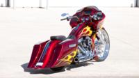 17FlamedRoadGlide7 Custom Bagger