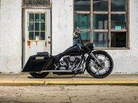 Black Custom Bagger