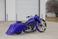 Blue30RoadKing2 Custom Bagger