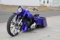 Blue30RoadKing5 Custom Bagger