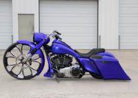 Blue30RoadKing6 Custom Bagger