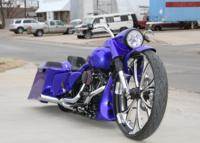 Blue30RoadKing8 Custom Bagger