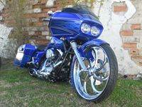 BlueRoadGlide1 Custom Bagger