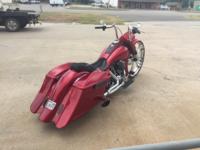 CandyRedMetalFlakeRoadking-Custom_Bagger7 Custom Bagger