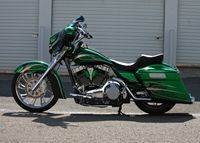 Green95RoadKing3 Custom Bagger