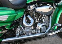 Green95RoadKing5 Custom Bagger