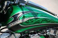 Green95RoadKing9 Custom Bagger