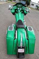 GreenRoadGlide3 Custom Bagger