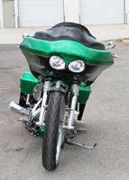 GreenRoadGlide5 Custom Bagger