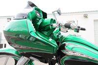 GreenRoadGlide8 Custom Bagger