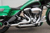 GreenRoadGlide9 Custom Bagger