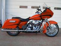 Orange Custom Bagger