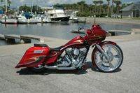 RedRoadGlide1 Custom Bagger