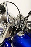 09BlueDeluxe5 Custom Harley Motorcycle