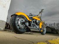 Gold2 Custom Harley Motorcycle