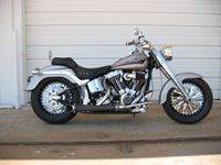 SilverFatboy1 Custom Harley Motorcycle