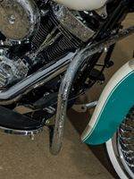 Teal10 Custom Harley Motorcycle