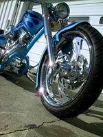 BlueFlames10 Custom Motorcycle