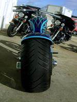 BlueFlames2 Custom Motorcycle