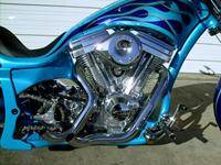 BlueFlames5 Custom Motorcycle