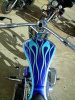 BlueFlames7 Custom Motorcycle