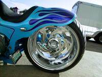 BlueFlames9 Custom Motorcycle