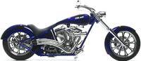 Midnight Blue Pro-Street Custom Motorcycle