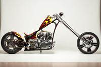 Psychodelic Chopper Custom Motorcycle