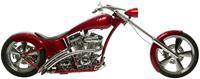 Red Limo Custom Motorcycle