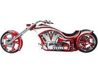 rednwhite3 Custom Motorcycle