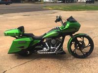 2012GreenRoadKing1 Custom Bagger