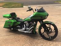 2012GreenRoadKing2 Custom Bagger