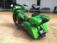 2012GreenRoadKing5 Custom Bagger