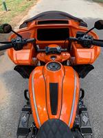 2025OrangeRoadGlide10 Custom Bagger