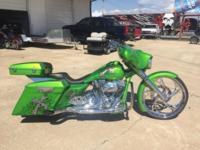 GreenStreetglide1 Custom Bagger