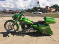 GreenStreetglide13 Custom Bagger