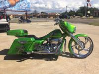 GreenStreetglide3 Custom Bagger