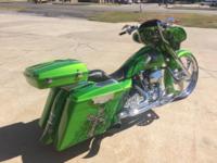 GreenStreetglide4 Custom Bagger