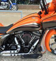 OrangeRoadGlide6 Custom Bagger