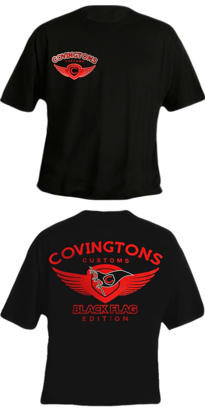 Covingtons Black Flag Logo T-Shirt